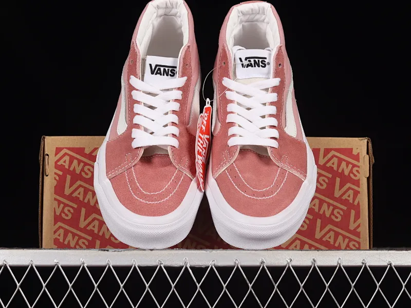 All categories Vans Vans series Vans Mid Vans China Vans Sk8-Mid cherry blossom pink mid-top casual sneakers VN0A3WM3609